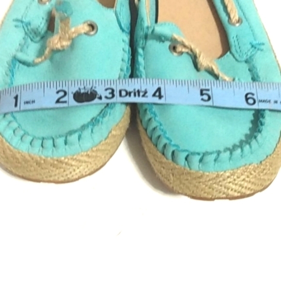 UGG AUSTRALIA LEATHER MOCCASIN LOAFERS SIZE 7 - Picture 9 of 13